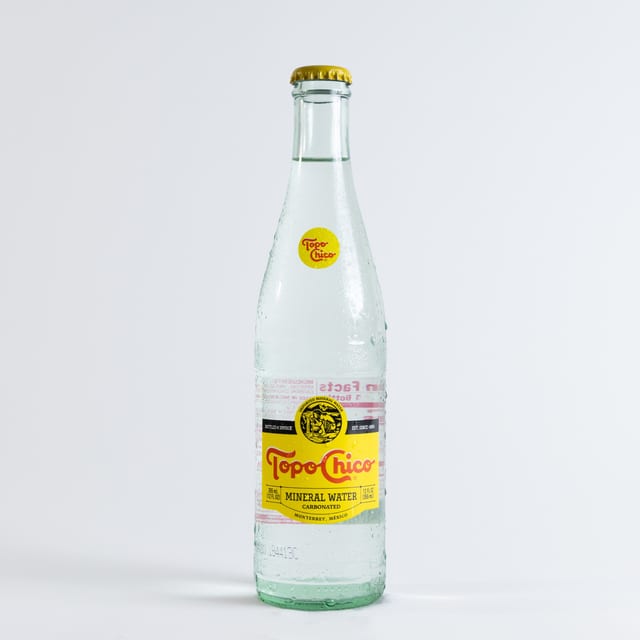 Mineral water.