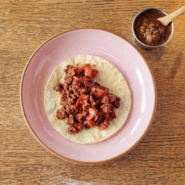 Potato & Chorizo Taco.