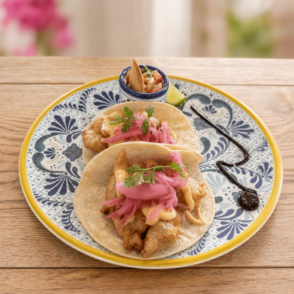 Fried Fish or Shrimp Taco.