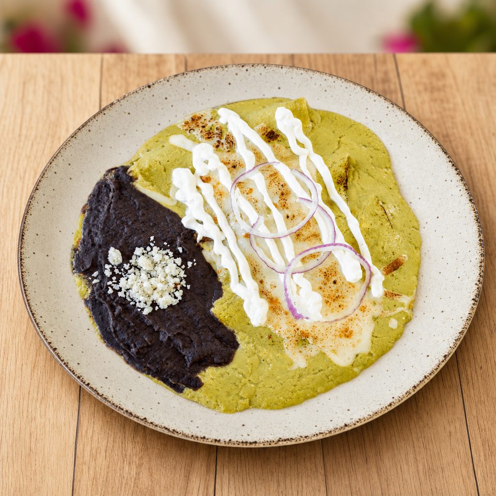 Enchiladas Suizas.