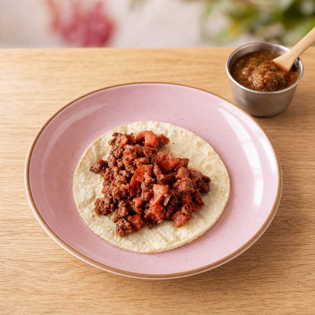 Potato & Chorizo Taco.