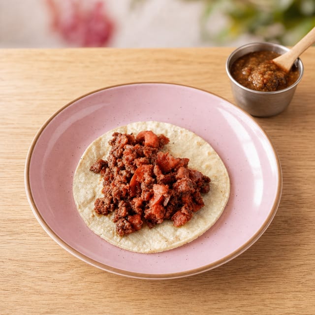 Potato & Chorizo Taco.