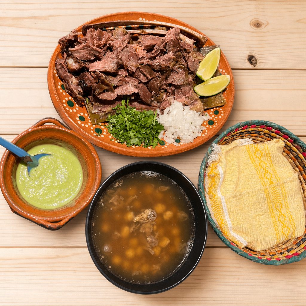 Lamb Barbacoa Platter.