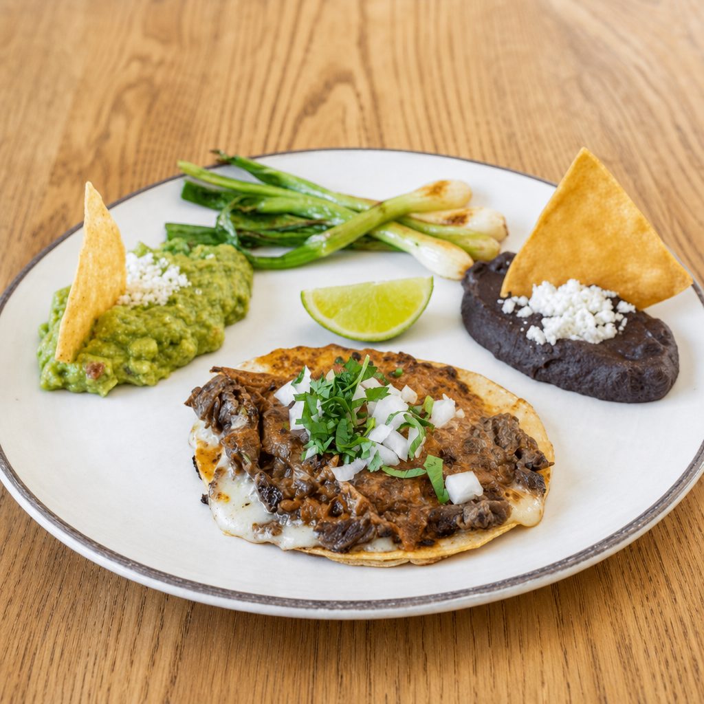 Carne Asada with Cheese Taco.