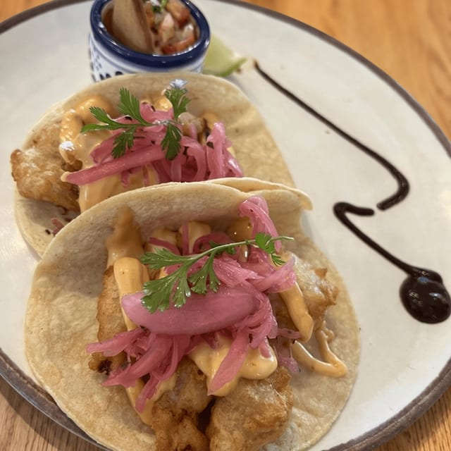 Fried Fish or Shrimp Taco.