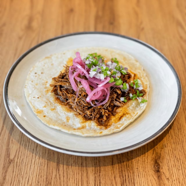 Cochinita Pibil Taco.